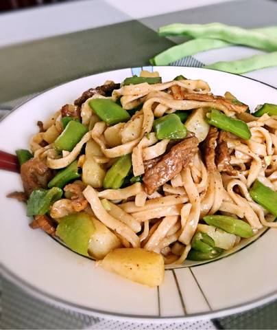 【奥运吃我的】山西豆角焖面_山西运动员终于