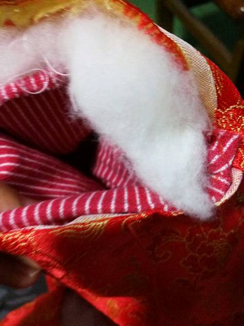 自己设计的宝宝唐装棉衣制作步骤