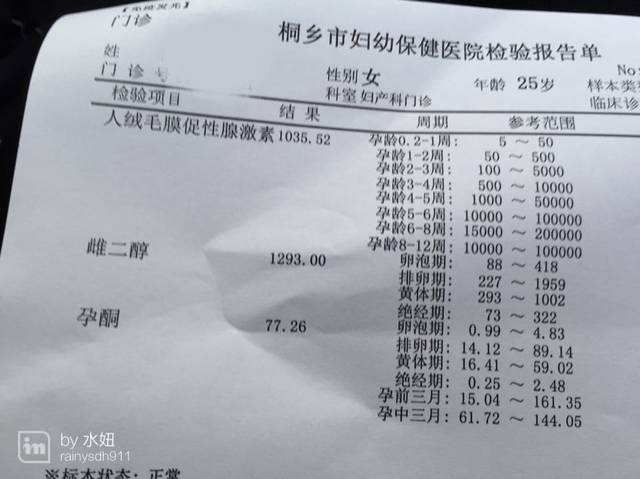 你们验血有验雌二醇吗?_妇保院验血单子上有