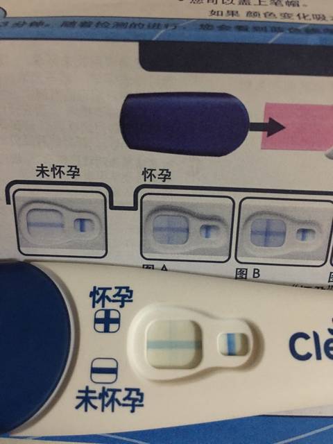 用过可丽蓝十字验孕棒的帮忙看下啊_刚刚网上