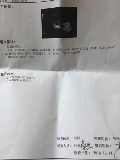 亲们,帮帮我看看_帮我看看是男孩女孩,我是单卵双胎,好害怕。_宝宝树