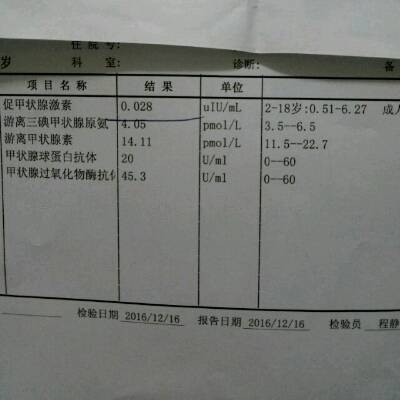 我怀孕17+2了,去医院抽血做检查,第一项比参考