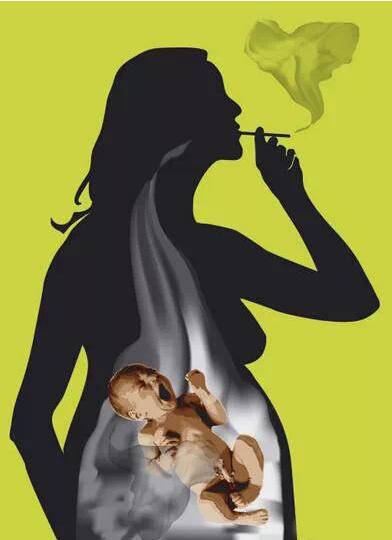 怀孕期间不能抽烟,难道不是常识吗?