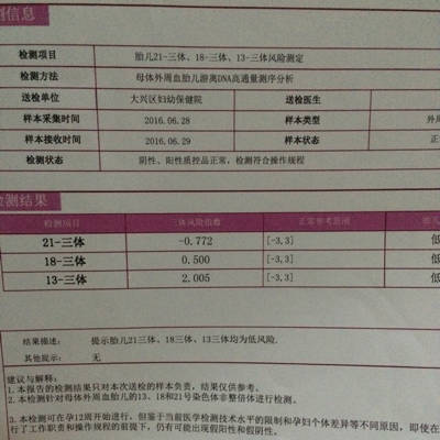 谁会看无创DNA检测报告看男女