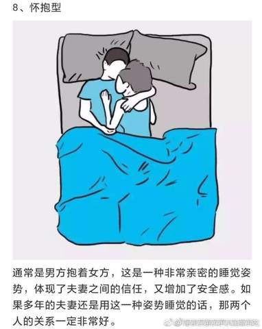 有老公喜欢抱着睡的吗?