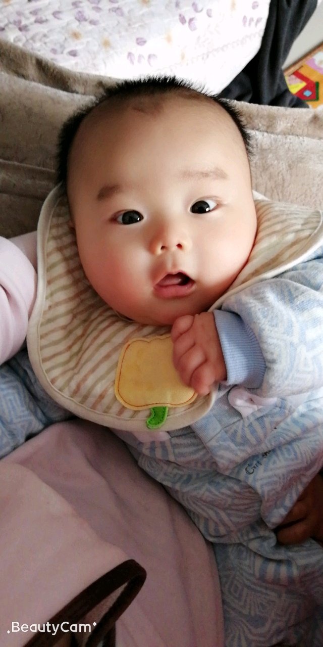 三月体检，儿子真棒