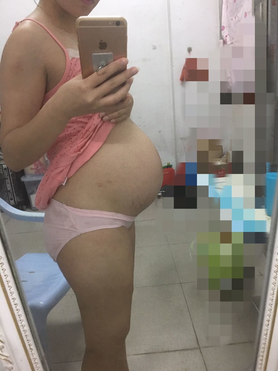 我这肚子是圆的还是尖的？