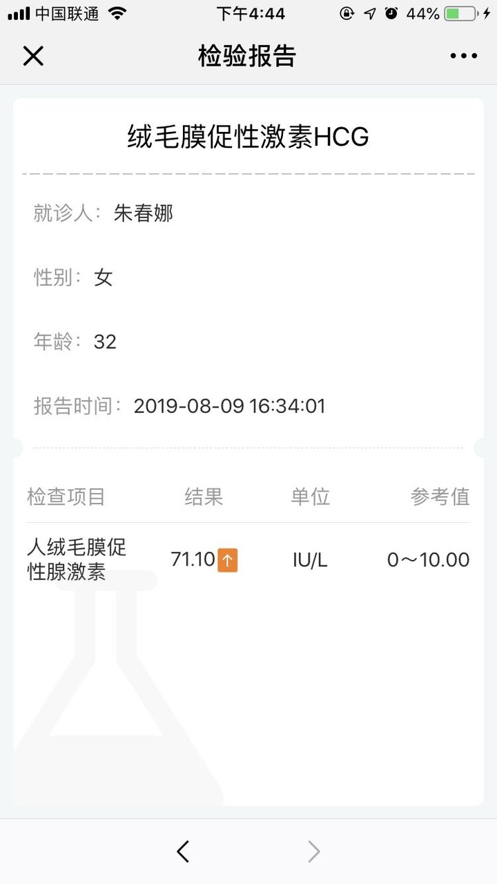8月4日试管婴儿移植2枚囊胚第六就开奖