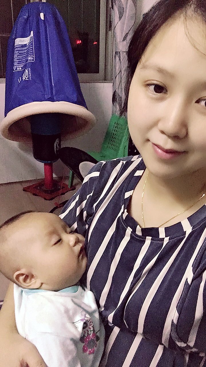 今天自己带儿子打预防针
