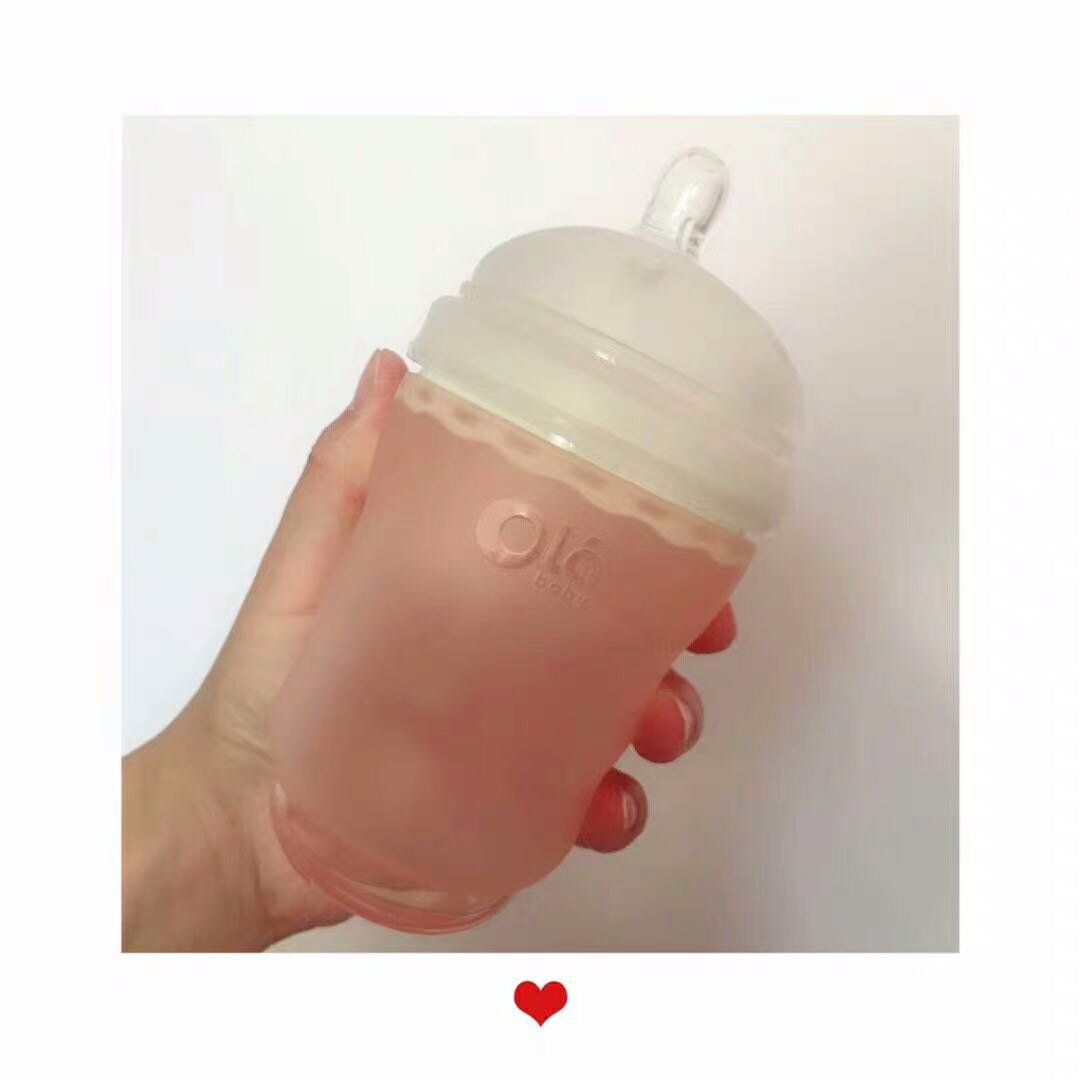 美国母婴潮牌——高颜值olababy硅胶奶瓶使用感受
