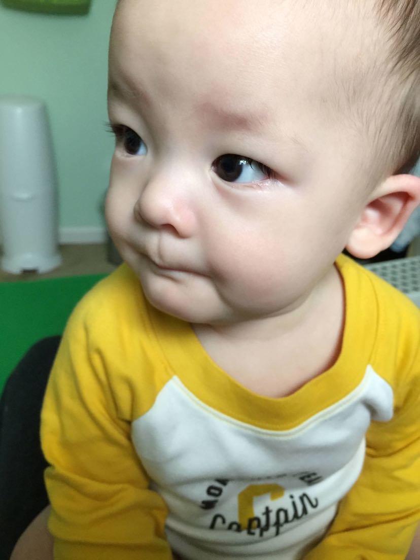 双胞胎崽崽一岁啦！（混血见多了单眼皮混血你见过吗？）