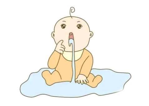 宝宝流口水